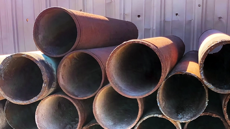 Used steel pipe for sale in San Antonio surplus yard